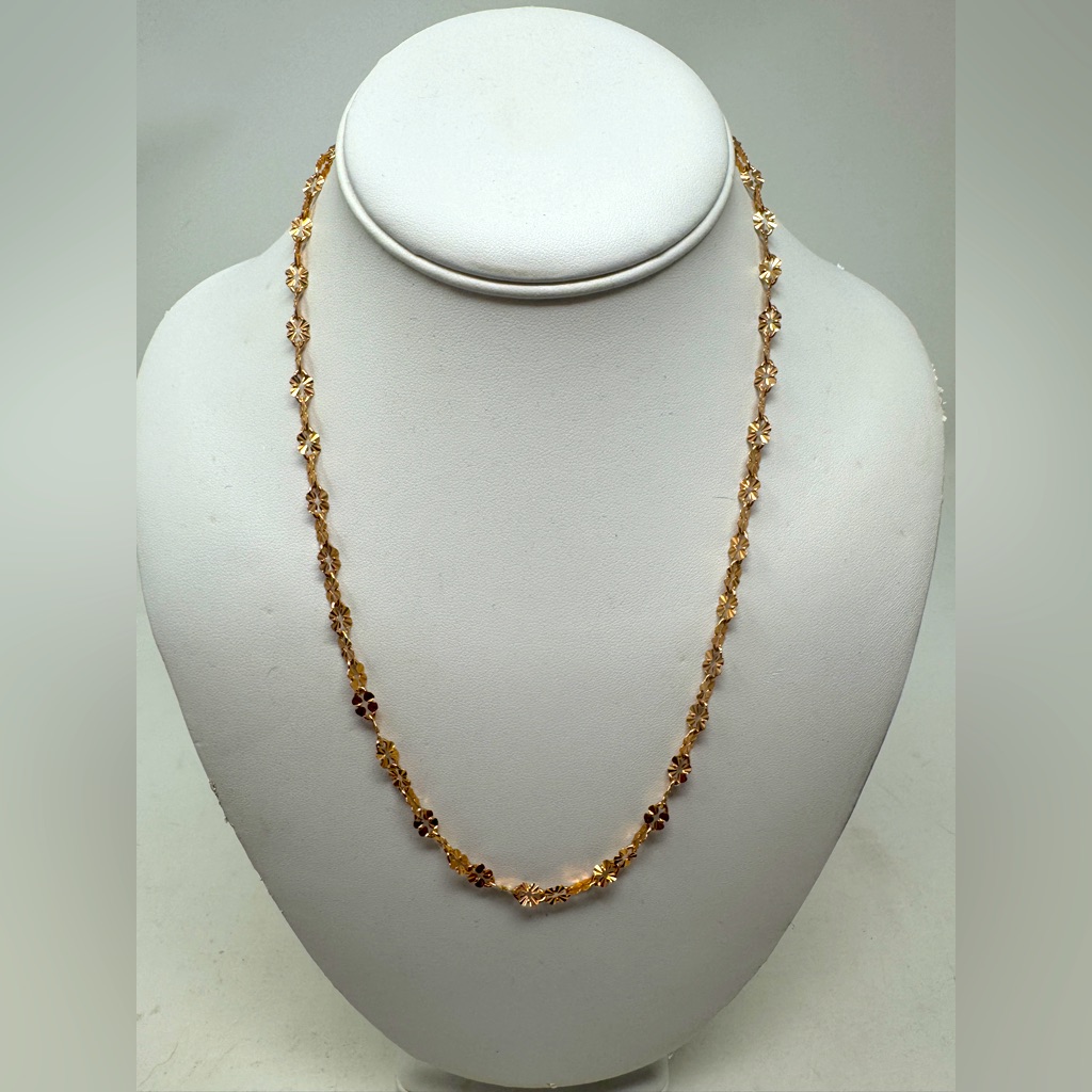 Bronze Milor Rose Gold Daisy Chain Necklace 35$